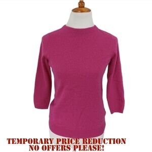 TALBOTS CASHMERE SWEATER SIZE M